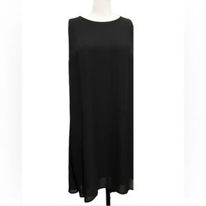 AGB Black Dress with back Cape